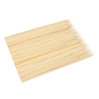 Brochettes jetables en bambou résistantes à la chaleur 5,0 mm * 28 cm pour barbecue