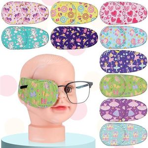 Patch oculaire monoculaire 3D pour enfants, pour le traitement de l'amblyopie et du strabisme, pour les yeux gauche et droit, en tissu non tissé, équipement de soins visuels - Product Image 2