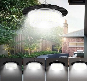 Lámpara Colgante Solar para Exteriores, Luces LED Impermeables IP65, Lámpara de Techo con Panel Solar - Product Image 4