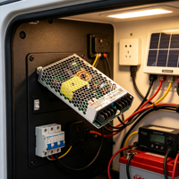 Alimentation électrique Meanwell NSP-200-5 5V 40A pour équipements mécaniques et électriques 200W