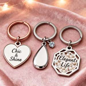 Portachiavi in metallo personalizzato in fabbrica portachiavi per animali domestici Tag portachiavi unico può specificare il colore del modello e il Logo portachiavi fortunato - Product Image 3