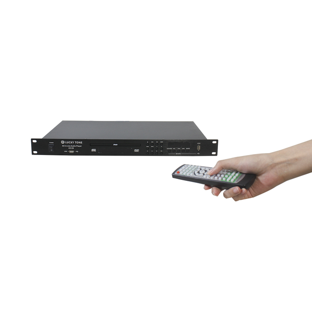 2 Channel 1U All-in-one Audio Player with DVD, Mp4, Mp3, CD, Tuner and USB with Blue Tooth AS-D6