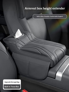 Haval H9 2024 2025 – Housse de protection en cuir PU pour accoudoir de voiture, sac de rangement, kit intérieur automobile, <span class=keywords><strong>console</strong></span> centrale - Product Image 1
