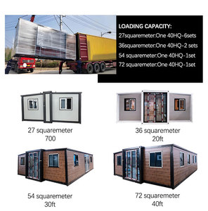 <span class=keywords><strong>Casa</strong></span> Contenedor Plegable Modular Prefabricada Expandible de 40 pies para Oficina Pequeña Portátil, Hogar de Camping, Supermercado, Apartamento - Venta Directa de Fábrica - Product Image 6