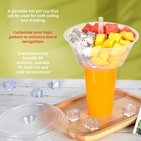Porte-gobelets et porte-boissons 500ml 700ml en PP, empilables, gain de place, pour le stockage quotidien en magasin
