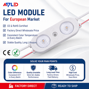 โมดูล LED ยี่ห้อดัง DC12V 2W 2835 SMD IP67 พร้อมเทคโนโลยีฉีดอัลตราโซนิกประสิทธิภาพสูง ปรับความสว่างได้ รับประกัน 7 ปี มาตรฐาน CE RoHS - Product Image 1