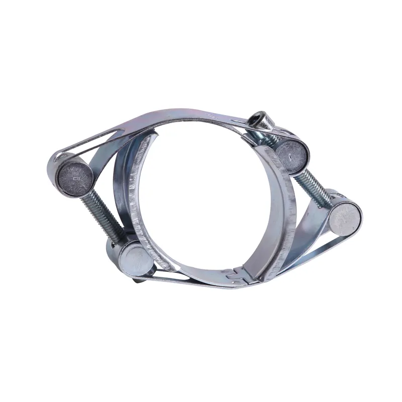 galvanized iron unitary bolt heavy duty hose clamp with quality testing report