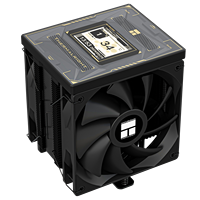 Refroidisseur d'air pour processeur Thermalright Burst Assassin 120 VISION avec écran numérique, ventilateur PWM 120 mm, refroidisseur d'air pour processeur ARGB pour PC de jeu