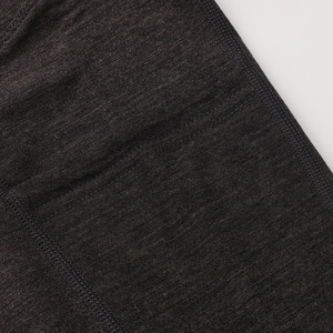 Calzoncillos largos de lana merino para mujer, ropa interior térmica transpirable y antibacteriana, mallas, capa Base sin costuras - Product Image 4