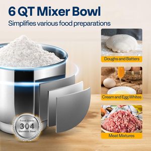 Multifunction Electric Dough <b>Mixer</b> 10L Stainless Steel Mixing Bowl Planetary Stand <b>Mixer</b> for Home Kitchen Cake & <b>Bread</b> Baking - Product Image 2