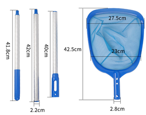 Filet de piscine super fin écumoire à feuilles télescopique écumoire à feuilles au-dessus du sol écumoire d'entretien de piscine - Product Image 4