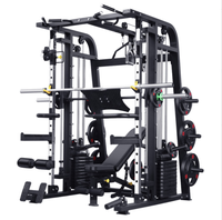 Équipement de fitness complet pour la salle de sport, rack à squats en acier, machine Smith, entraînement des jambes, de la poitrine et des épaules, multifonction, utilisation à domicile