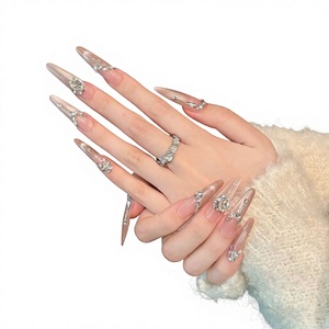 <span class=keywords><strong>Faux</strong></span> <span class=keywords><strong>ongles</strong></span> magnétiques 9D œil de chat faits main sous marque privée, réutilisables, avec colle, pour une qualité professionnelle en salon - Product Image 1