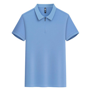 <b>Polo</b> Shirt Short Sleeve Solid Color Polyester Workwear Daily Wear White - Product Image 3