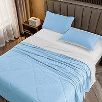 Couverture rafraîchissante moderne personnalisée pour toutes les saisons, douce, ultrasonique, légère, édredon pour les personnes qui ont chaud pendant leur sommeil, édredon frais, simple