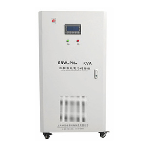 Stabilisateur de tension triphasé en cuivre 80 kVA 100 kVA, régulateur SVC, <span class=keywords><strong>courant</strong></span> alternatif 50/60 Hz, fréquence AVR, affichage LED, utilisation SBW - Product Image 3