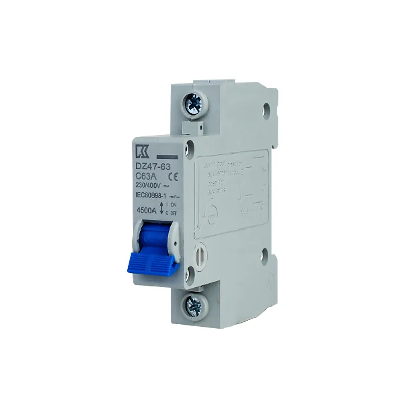 Dz47 1P 60 Amp Mini Mcb Schakelaar Magnetothermische Stroomonderbreker Met 6ka Brekende Capaciteit