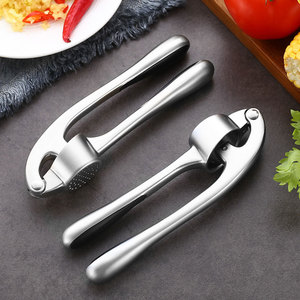 Easy-Clean Zinc Alloy Manual Garlic Press And Crusher Garlic Mincer Press For Home Kitchen