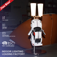 Lampe de chevet LED personnalisée, décoration de chambre à coucher de luxe, lampe de table en forme de phares de voiture