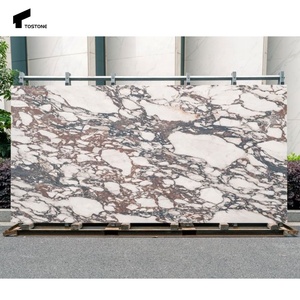 Tostone tự nhiên độc quyền ý gốc calacatta Viola đá cẩm thạch cho biệt thự thanh lịch bàn tường vanitytop nhà biệt thự trang trí nội thất - Product Image 3