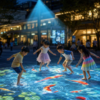 Projection de sol interactive à l'extérieur Visuels engageants et amusant Chaque événement