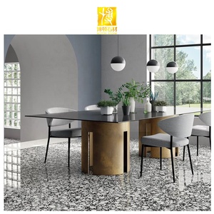 BOTON STONE <span class=keywords><strong>Precio</strong></span> bajo Azulejos de terrazo de cemento Marketing global Losas de mesa de centro de terrazo - Product Image 1