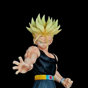 Figura de Super Saiyan Future Trunks de DBZ, Chaleco Negro Clásico, Pantalones Grises de Artes Marciales, 29 cm de Altura, Juguete Coleccionable para Coleccionistas de DBZ - Product Image 6