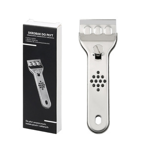 Pala de Limpieza Antideslizante con <span class=keywords><strong>Cuchillas</strong></span> Reemplazables <span class=keywords><strong>para</strong></span> Barbacoa, Placa de Vitrocerámica, Horno, Suelo, Azulejos y Vidrio - Product Image 1