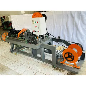 Best price double wire positive negative twist barbed wire making machine