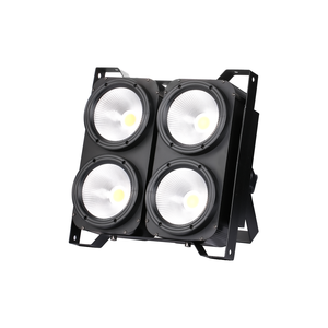 Interior COB Blinder 4 ojos * 100W Led audiencia 400W blanco cálido blanco frío 2 en 1 Led Blinder luz escenario <span class=keywords><strong>discoteca</strong></span> iluminación casa en vivo - Product Image 2