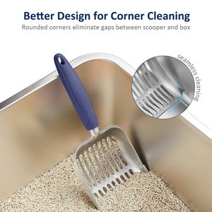 Meilleure vente 2023 : Pelle à litière pour <span class=keywords><strong>chat</strong></span> en métal massif, <span class=keywords><strong>tamis</strong></span> pour <span class=keywords><strong>bac</strong></span> à litière, pelle durable pour animaux de compagnie, pelle à litière pour <span class=keywords><strong>chat</strong></span> de qualité supérieure - Product Image 2