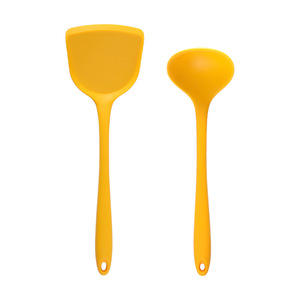 Spatule en silicone antiadhésive de qualité alimentaire, résistante aux hautes températures, ustensile de cuisine pour la friture, le mélange et la cuisson - Product Image 3