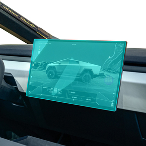 Lớp AAA Tự Động Xe Nội Thất Màn Hình Phim 9H Độ Cứng Tempered Glass Bảo Vệ Đa Phương Tiện Hiển Thị Cho <span class=keywords><strong>2025</strong></span> Tesla Cybertruck - Product Image 1