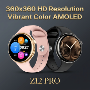 Reloj Inteligente Z12 PRO con Pantalla AMOLED Vívida, Brújula Precisa y Registro de Actividad para Senderismo al Aire Libre, Diseño Circular, Disponible en Fábrica - Product Image 1