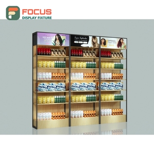 Modern Wig Display Counter Glass Top Multi Drawer Shelf Hairpiece Store Display Counter Cabinet - Product Image 3