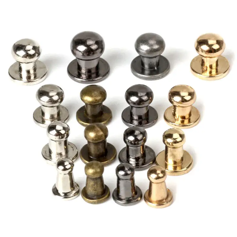 High Quality Screw Bag Rivets Hardware Accessory Custom Metal Rivet For Leather Bags