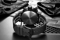 Reloj de Hombre Grande, Mecánico, Totalmente Automático, con Esfera de Aleación de 50 mm, Correa de Goma y Cierre de Hebilla