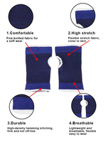 Attelle de poignet respirante en tricot avec logo personnalisé, confortable, avec trou pour le pouce, pour le syndrome du canal carpien, idéale pour le sport