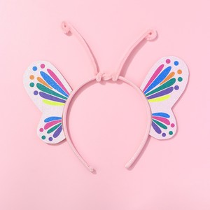<b>Sweet</b> Fashionable Cute Cartoon <b>Flower</b> Plastic Headband for Girls Colorful One Size Fits All Hair Accessory for Children's - Product Image 3