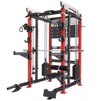 Máquina Smith Multifuncional de Grado Comercial Dinuo y Cable Crossover |   Rack de Potencia Multifuncional para Gimnasio en Casa