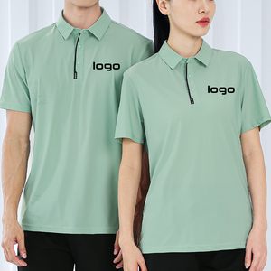 Envío rápido Polo para hombre Ajuste relajado Diseño Jacquard personalizado Protección UV Uniforme de equipo de secado rápido Polo - Product Image 3