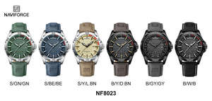 Naviforce 8023 Nuevo Reloj Deportivo de Moda para Hombre, Reloj de Pulsera de Cuarzo Resistente al Agua con Correa de Cuero de Alta Calidad, Reloj Masculino - Product Image 6