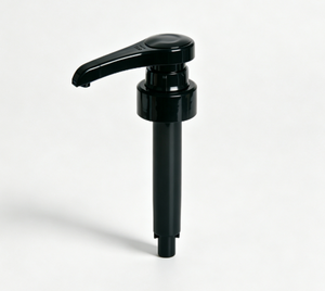 Bomba dispensadora de PP de grado alimenticio personalizada negra de 33/410 y 10cc para bebidas, jarabe, miel, salsa de tomate, botella de salsa de un galón - Product Image 1