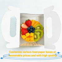 Boîtes d'emballage alimentaire sur mesure, boîtes en papier kraft écologiques, design personnalisé avec logo pour restaurant, plats à emporter, boulangerie, stockage alimentaire