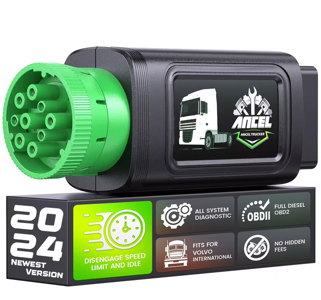 ANCEL HD210 Wireless Heavy Duty Truck Scanner Speed Limit Idle Reset for International Engine All System Diesel Scanner