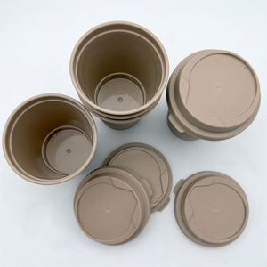 Vaso Reutilizable Totalmente Degradable para Bebidas Calientes de 12 oz |   Compostable y Ecológico, Libre de PLA - Product Image 3