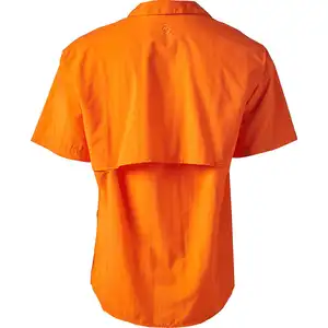 Fishing Shirts Custom Performance Sun Protection Anti UV Fishing Shirts With Back Vent Tournament Fishing Shirts