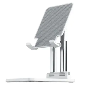 2021 Nieuwe Folding Desktop Telefoon Tablet Stand Houder, Dubbele Pc Pole, Verstelbare Hoogte