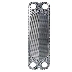 Success refrigeration heat exchanger parts of v8 plate for chemical marine free flow or liquid to liquid