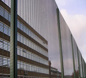 Factory Direct Heavy Gauge Anti-Breach Mesh, No Foothold Rigid Security Panel, Custom Height Multi-Layer Fence Set - Product Image 4